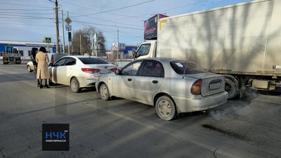 Сразу несколько мелких ДТП произошли утром в Новочеркасске