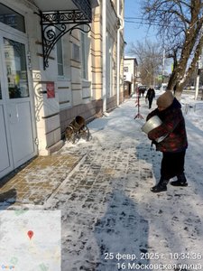 Небольшой фотоотчёт об уборке снега и очистке тротуаров в городе — фото 8