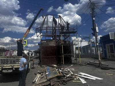 В Новочеркасске начался первый этап реконструкции входной группы Азовского рынка — фото 4