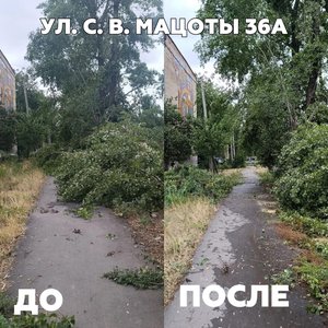 Депутат городской Думы Новочеркасска Алёна Колесникова организовала уборку последствий непогоды — фото 7