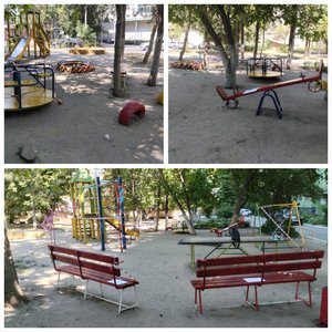 На проспекте Баклановском, 97 прошёл субботник, в котором приняли участие активисты «Молодой...