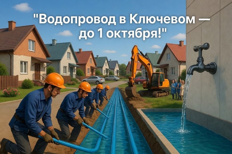 В Ключевом построят новый водопровод по поручению губернатора — фото 1