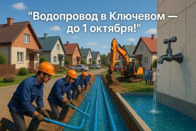 В Ключевом построят новый водопровод по поручению губернатора