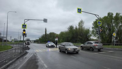 ⚡На улице Трамвайной водитель Акцента сбила пешехода на переходе в районе улицы Флерова