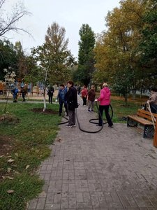 В Новочеркасске на аллее Славы высадили 50 клёнов и установили памятную табличку — фото 9