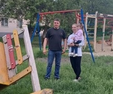 Детская площадка на Степной получила новую жизнь