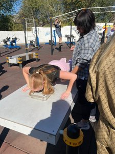 Ученики школы №3 Новочеркасска стартовали в борьбе за знаки отличия ГТО — фото 2