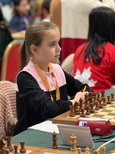 Анна Иващенко из Новочеркасска возглавила мировой шахматный рейтинг среди девушек до 12 лет