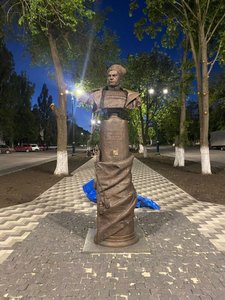 Торжественное открытие памятника Герою Советского Союза Я