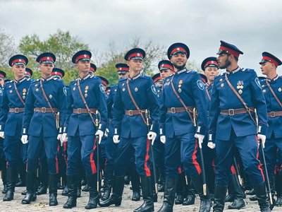 Новочеркасск торжественно встретил казаков-участников парада Победы — фото 9