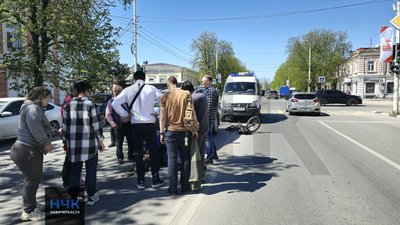 ⚡Ребёнка с велосипедом сбили на пешеходном переходе в центре города